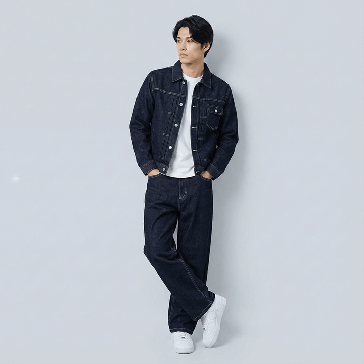 Shiro - Conjunto de denim japonés 14oz