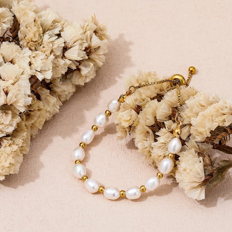 Pulsera Romántica Elegante con Perlas
