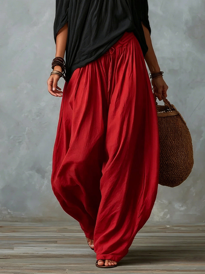 Conjunto Top Off-Shoulder & Pantalón Lantern