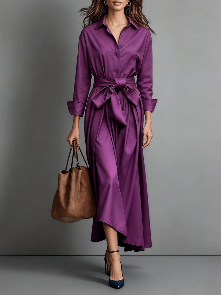 Marise™ | Vestido Maxi Elegante con Detalle de Lazo