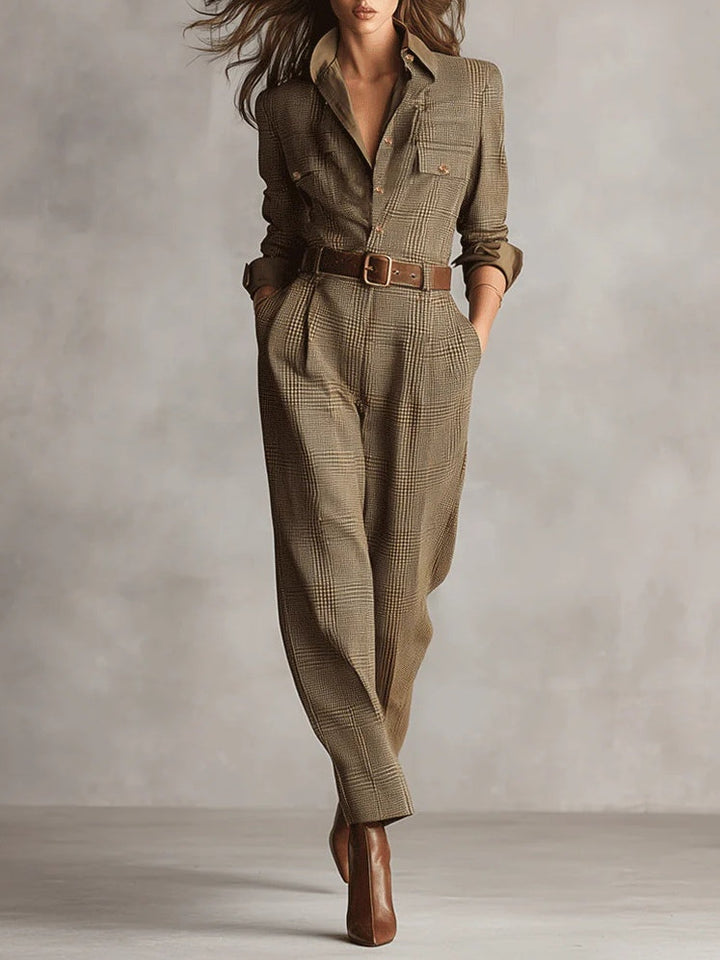 Anna™ | combinación elegante a cuadros