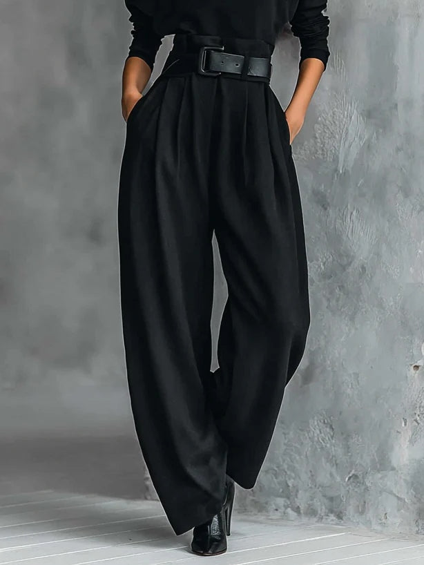 Lisa™ | Conjunto de 2 piezas negro con cinturón