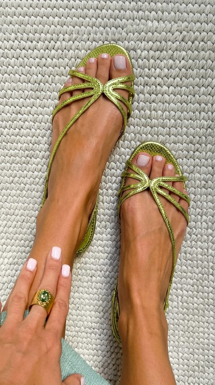 Sandalias doradas Camille