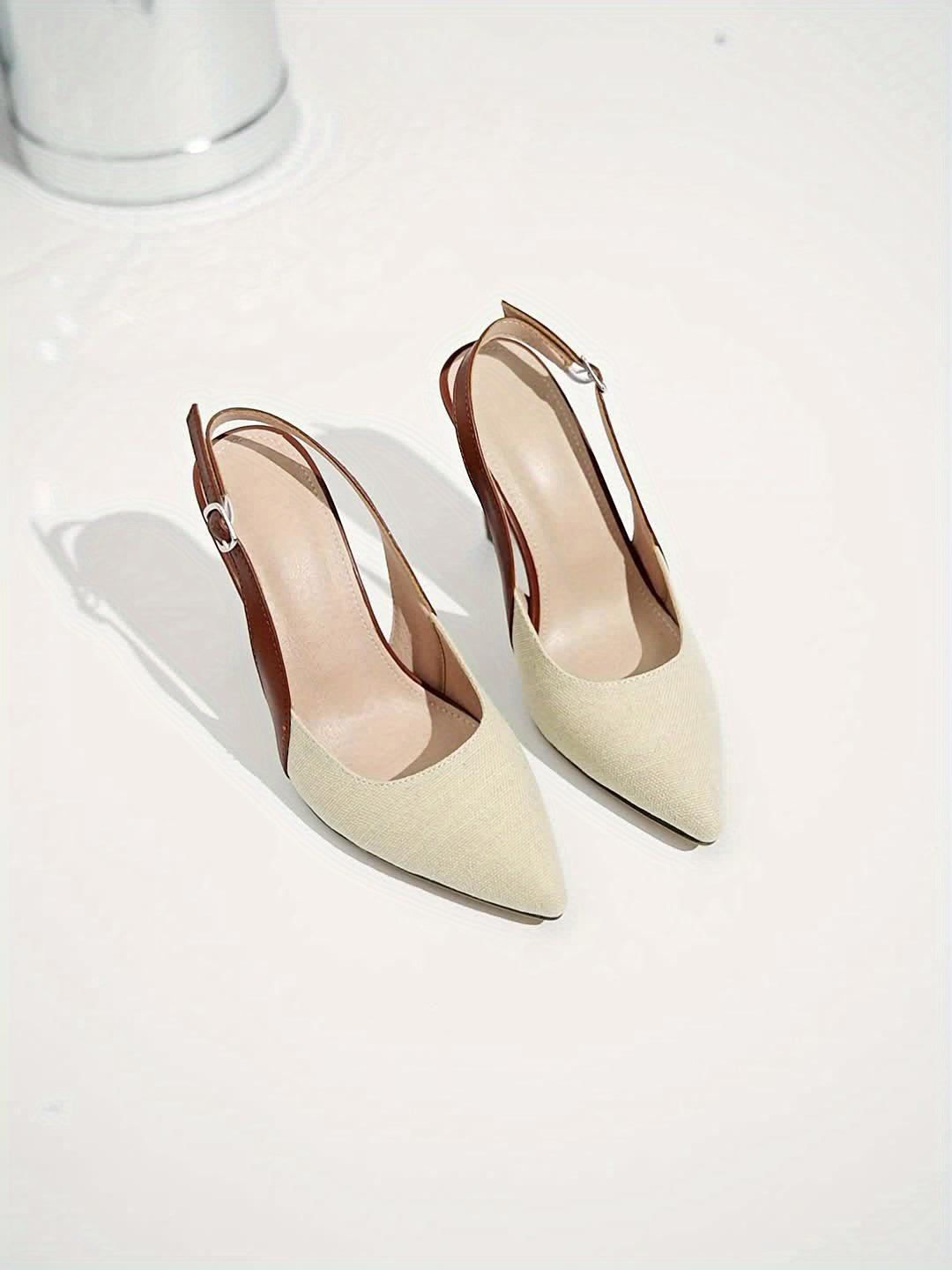 Amélie™ | Tacones Slingback con Color Contrastante