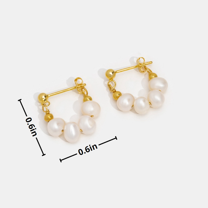 Aros de perlas Celine