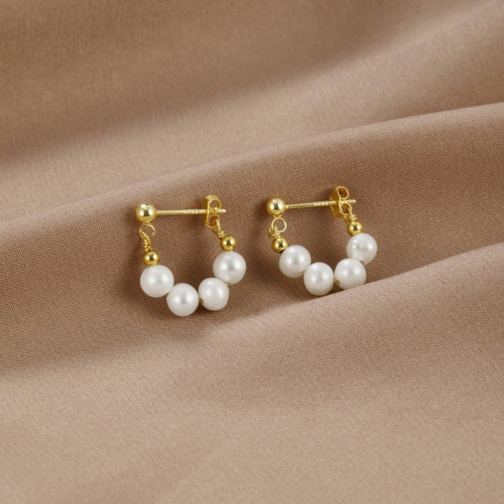 Aros de perlas Celine