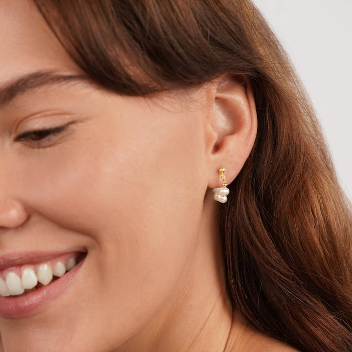 Aros de perlas Celine