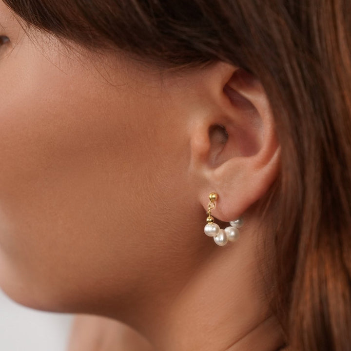 Aros de perlas Celine