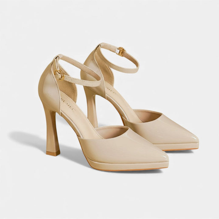 Evette™ | Tacones de Cuero