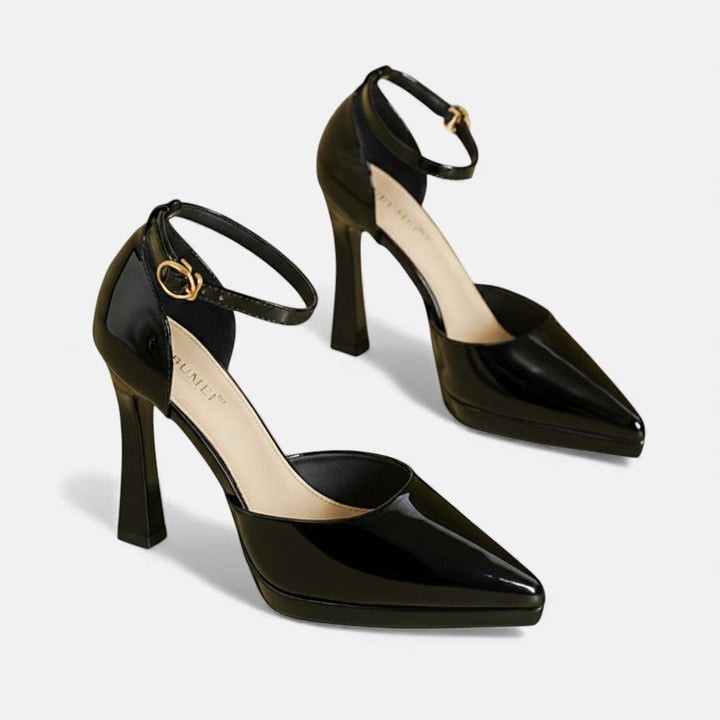 Evette™ | Tacones de Cuero