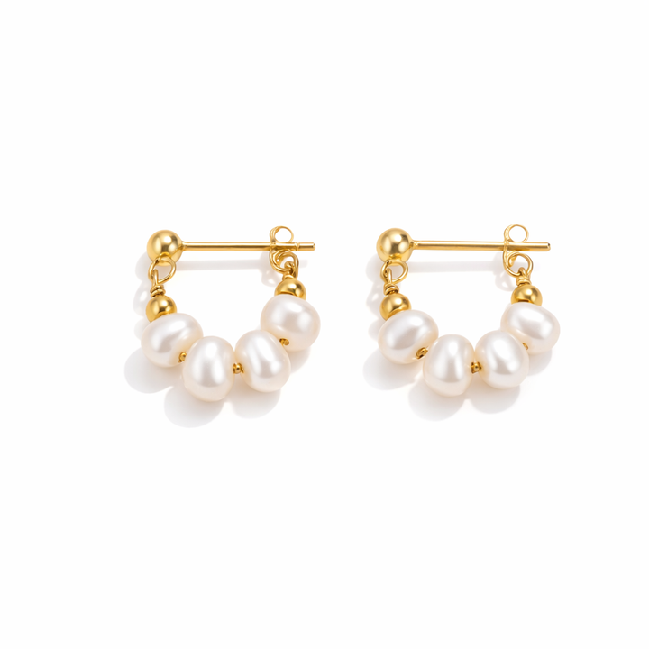 Aros de perlas Celine