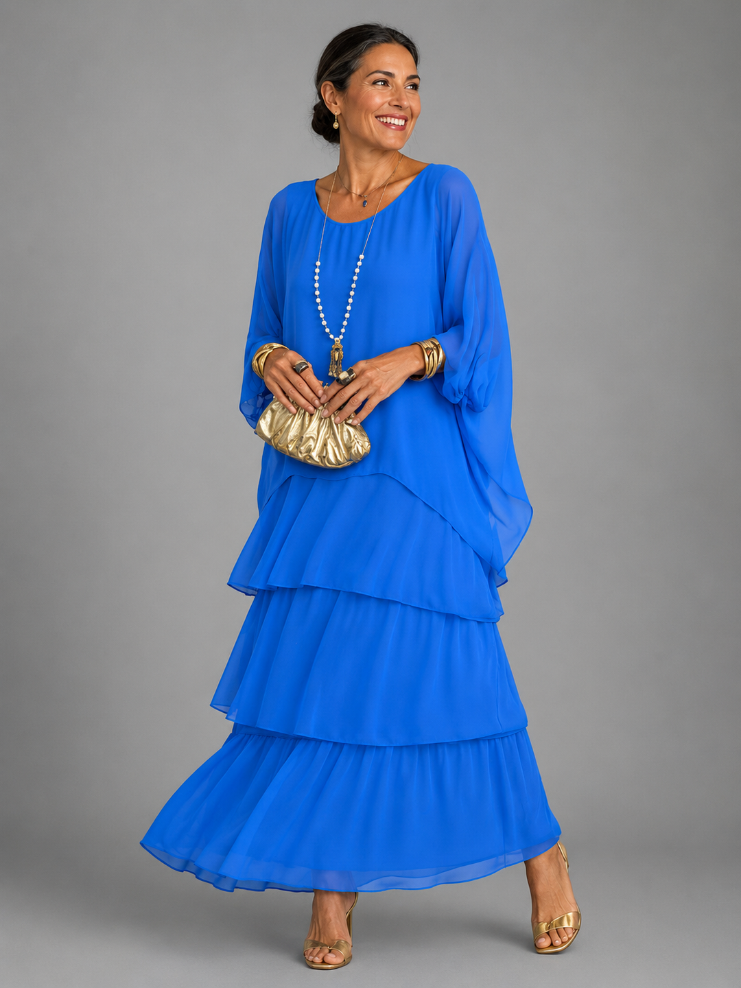 Lara™ | Elegante y fluida vestido largo