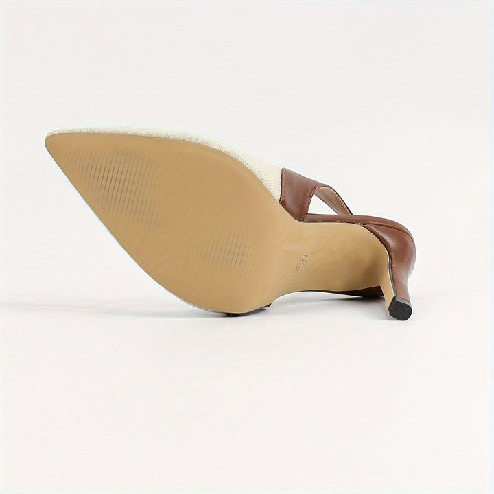 Amélie™ | Tacones Slingback con Color Contrastante