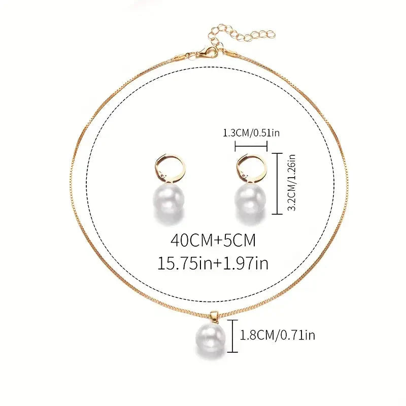 Collar de Perlas Elegante y Gracioso
