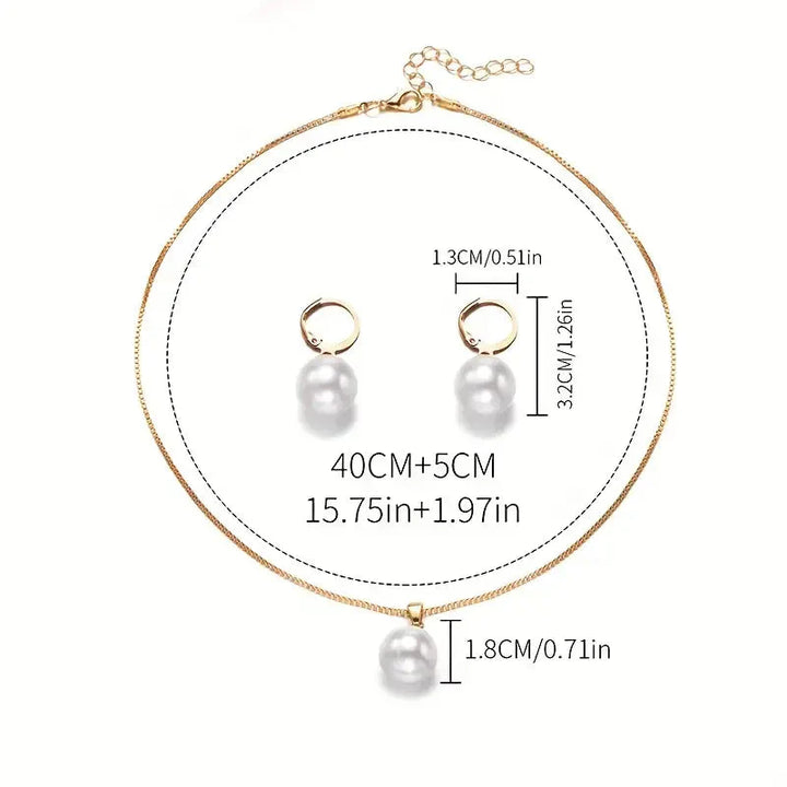 Collar de Perlas Elegante y Gracioso