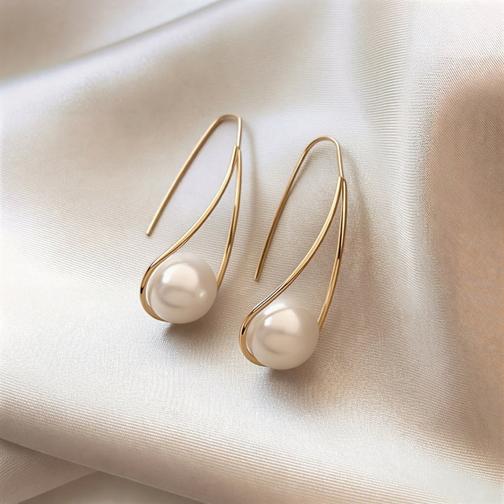 Pendientes Elegantes de Perlas Místicas
