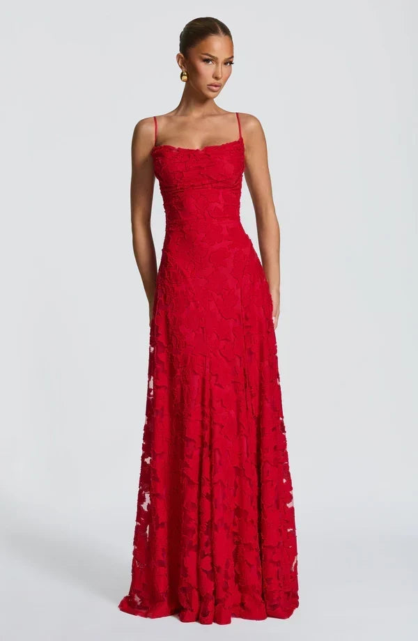 SOFIA | Vestido Maxi Elegante de Encaje