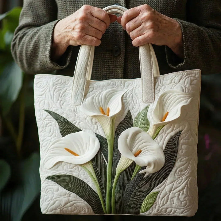 Bolso de mano acolchado hecho a mano - Aromi Bianchi