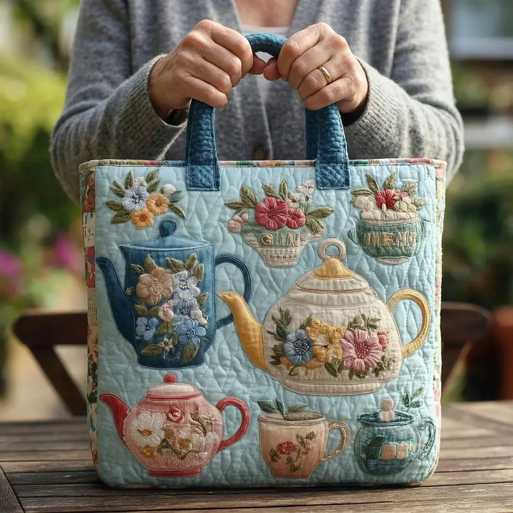Bolso acolchado - Motivo Floral