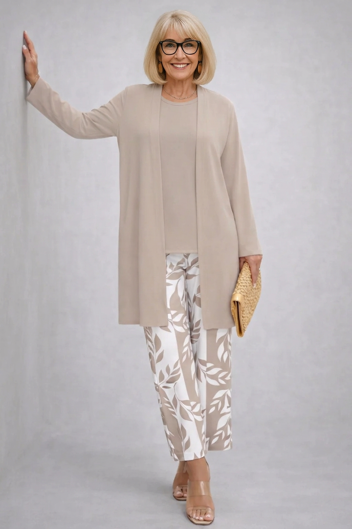 Gaia – Conjunto Elegante de Tres Piezas