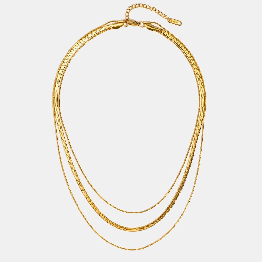 Collar de cadena multicapas