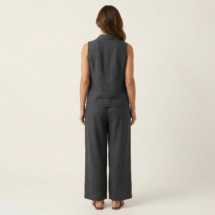 Twiila | Top Cruzado y Pantalón Ancho