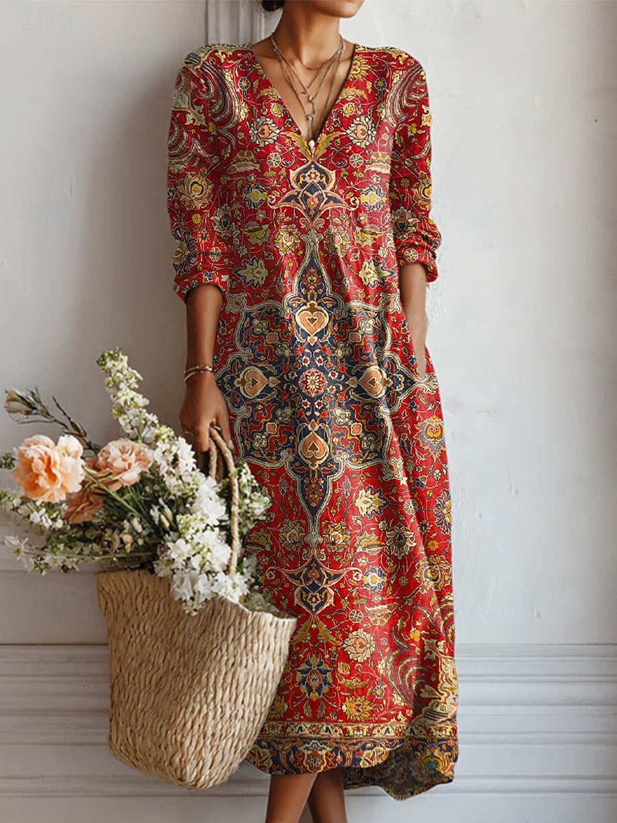 Vestido maxi bohemio Loes