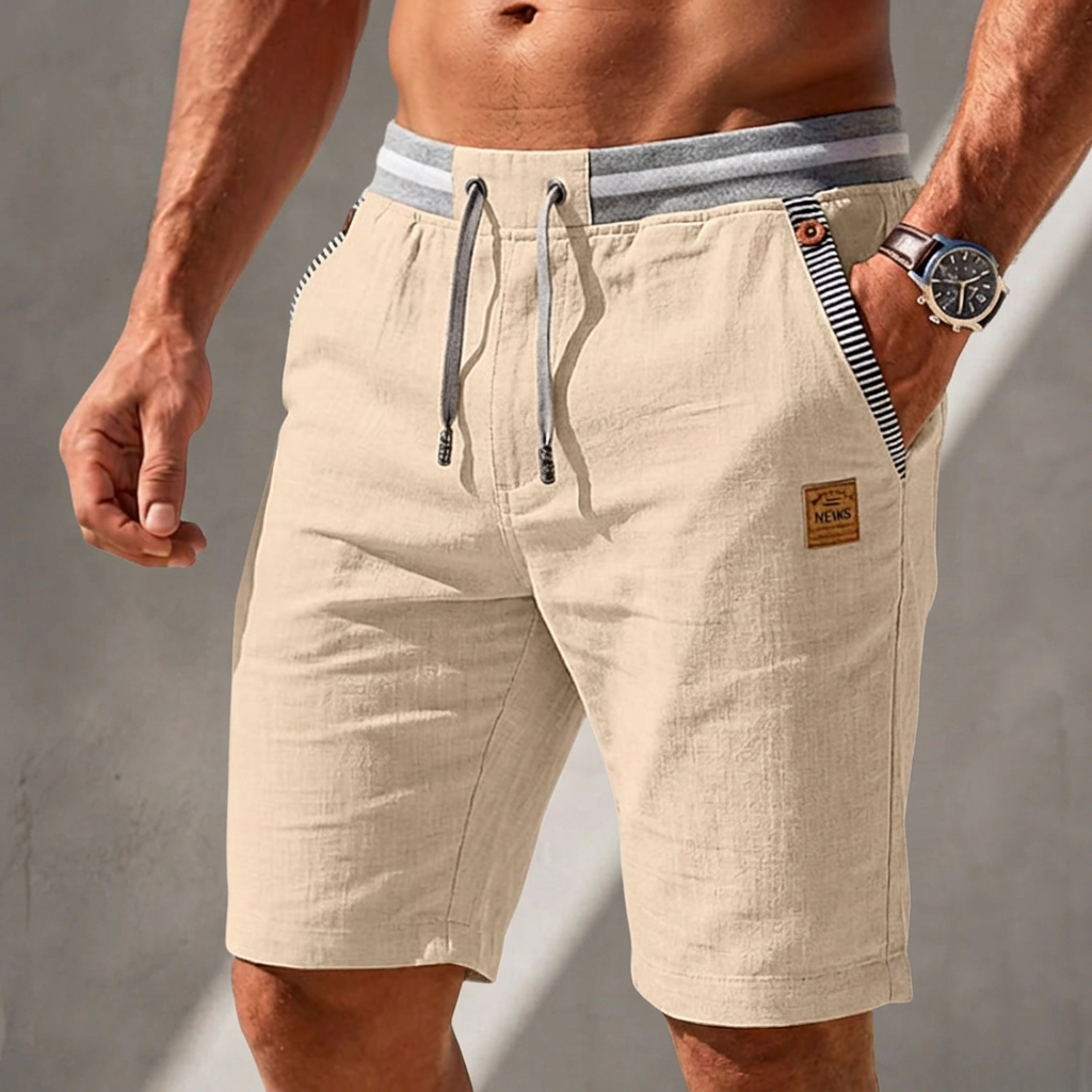 Cazel | Pantalón corto de verano ligero con cordón