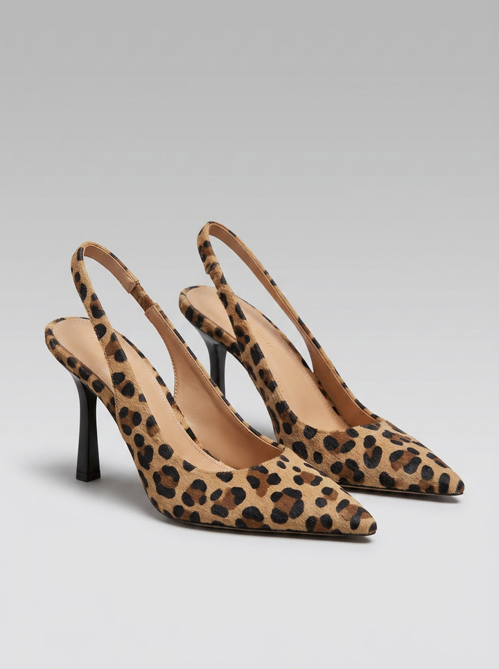 Avery™ | Tacones D'Orsay Leopardo