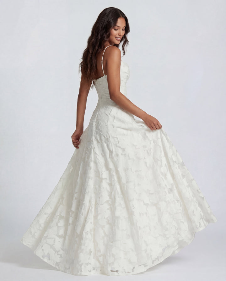 Sylvie | Vestido de Flores de Encaje