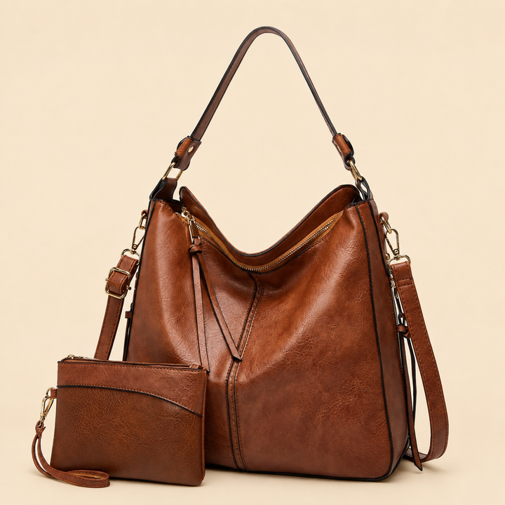 Agathe - Chic Antivol Tas + Gratis Etui