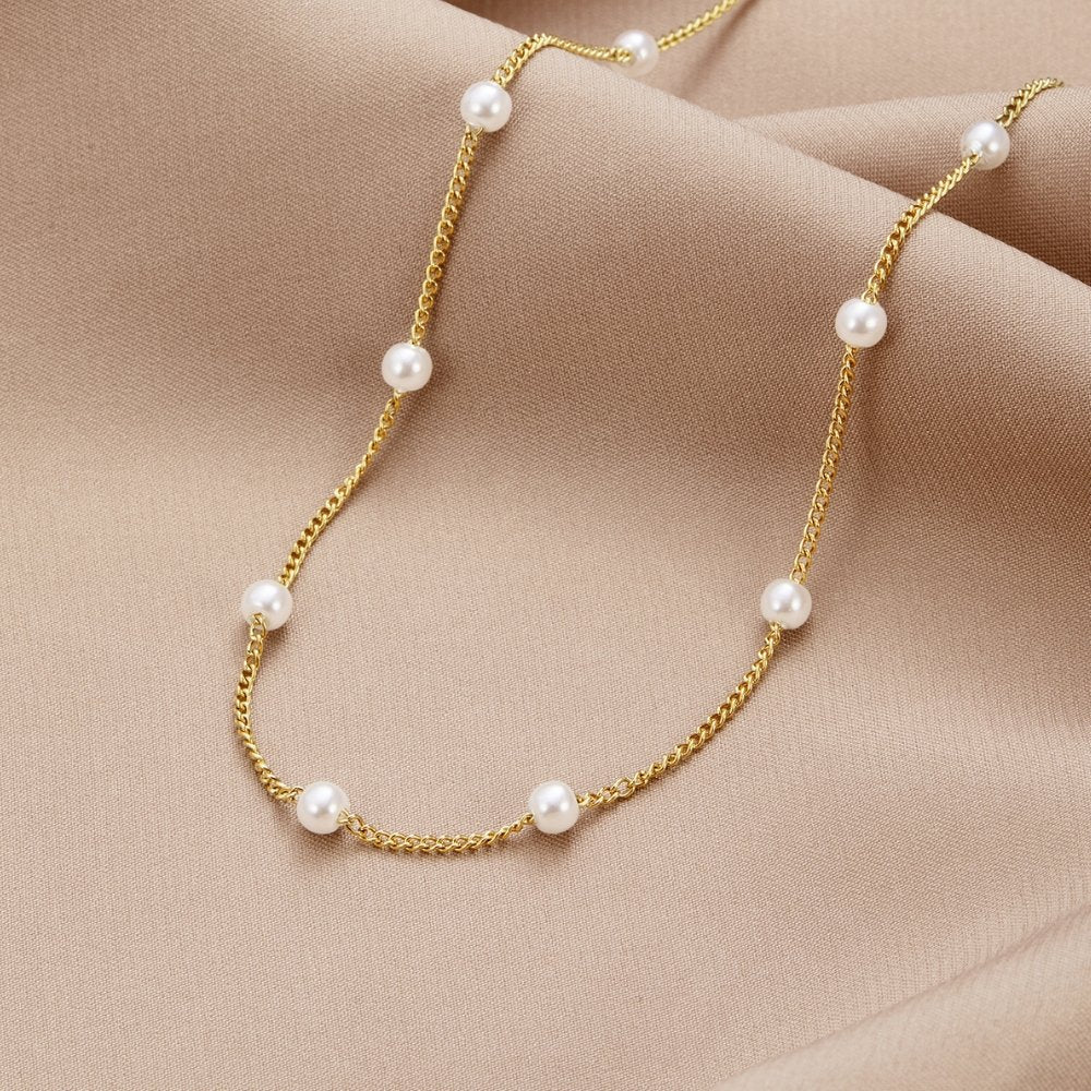 Collar Nura Perla en Oro de 18K