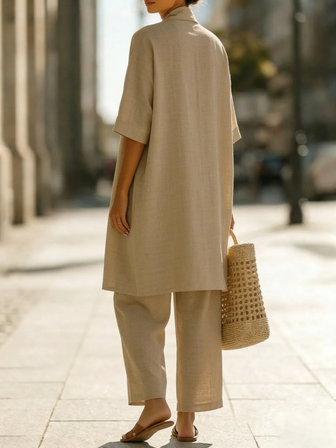 Conjunto minimalista ligero y elegante de 3 piezas