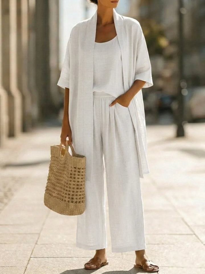 Conjunto minimalista ligero y elegante de 3 piezas