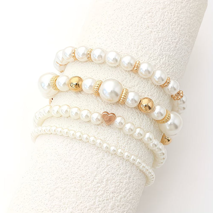 Conjunto de pulseras apilables de 4