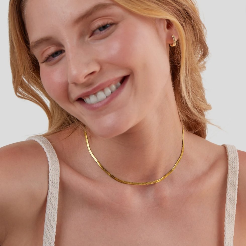 Collar Sarya cadena serpiente