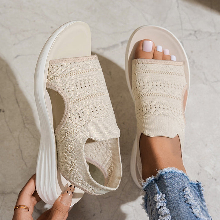 Anne™ | Sandalias de plataforma, en material transpirable para mujeres