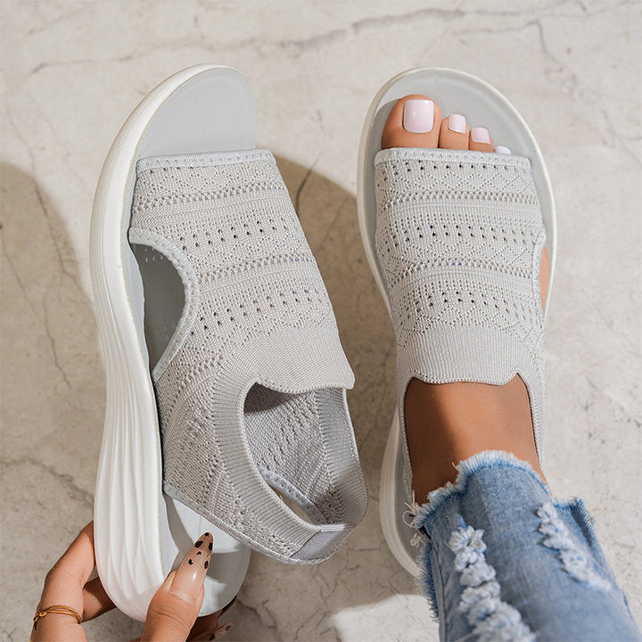Anne™ | Sandalias de plataforma, en material transpirable para mujeres