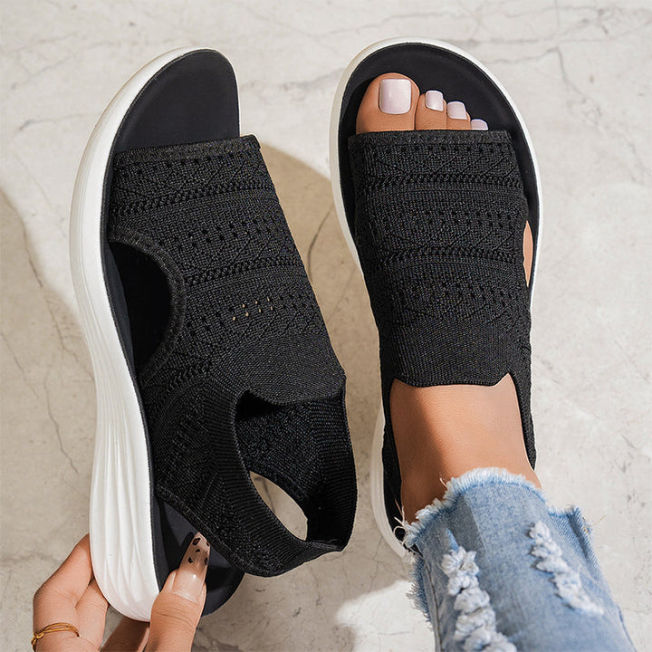 Anne™ | Sandalias de plataforma, en material transpirable para mujeres