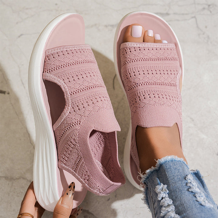 Anne™ | Sandalias de plataforma, en material transpirable para mujeres