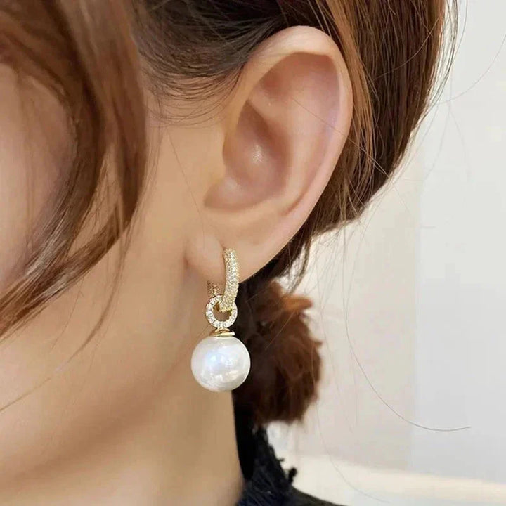 Pendientes de perlas deslumbrantes