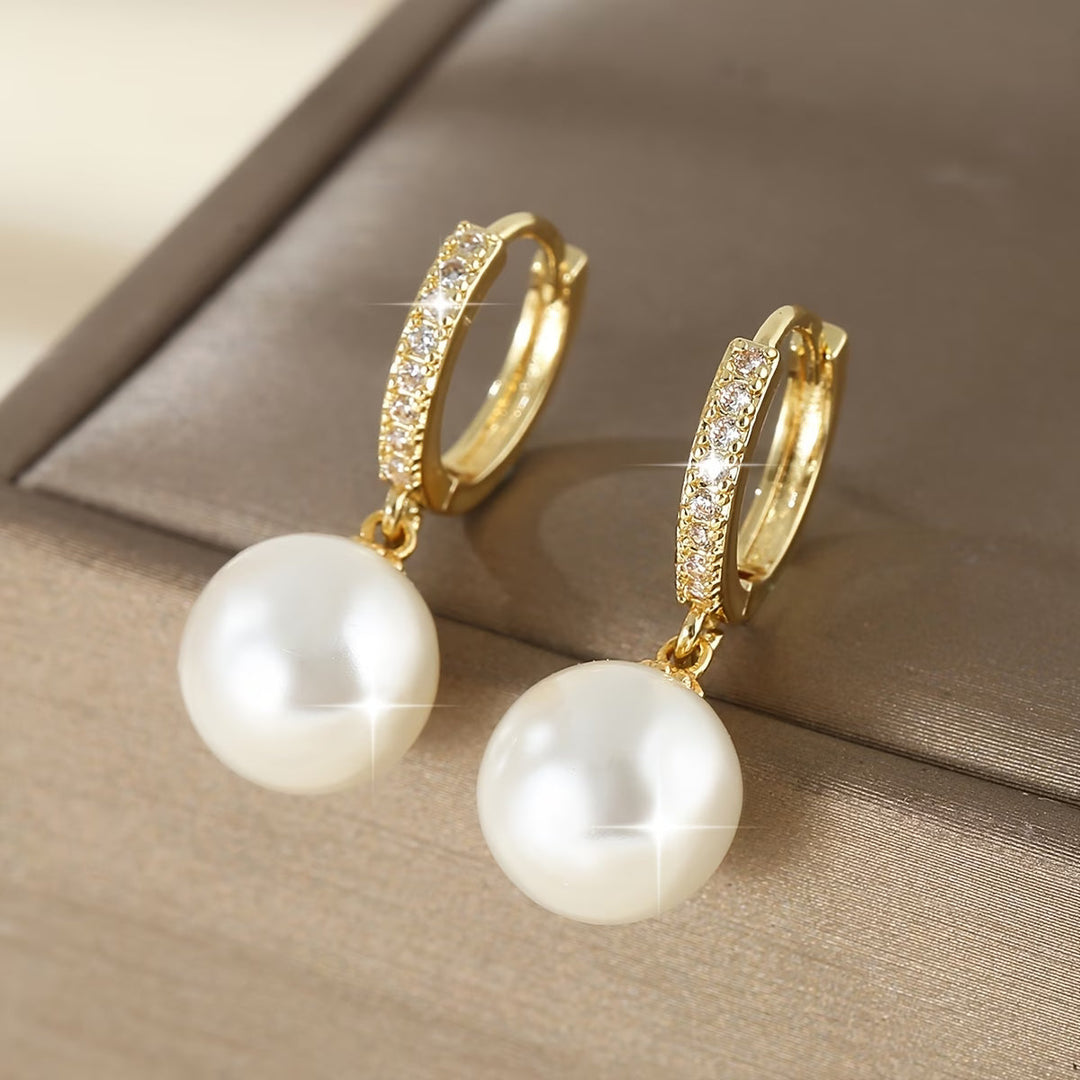 Pendientes de Perlas Geométricas