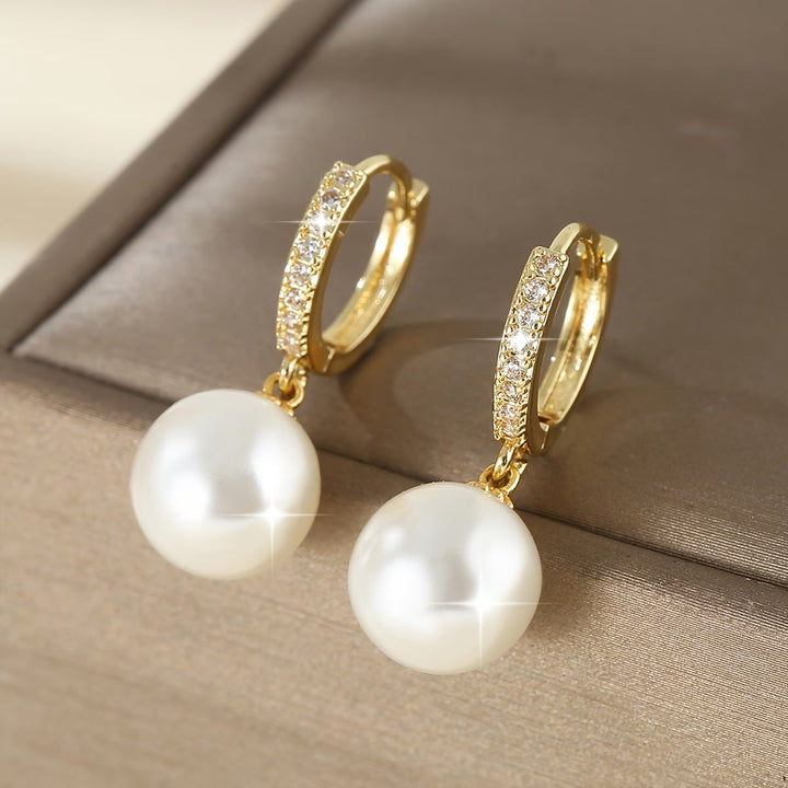Pendientes de Perlas Geométricas