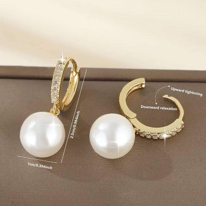 Pendientes de Perlas Geométricas