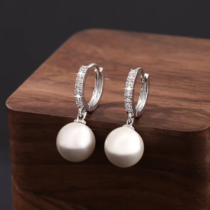 Pendientes de Perlas Geométricas