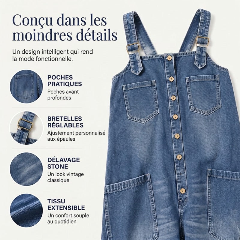 Émeline - Mono de Jeans Atemporal