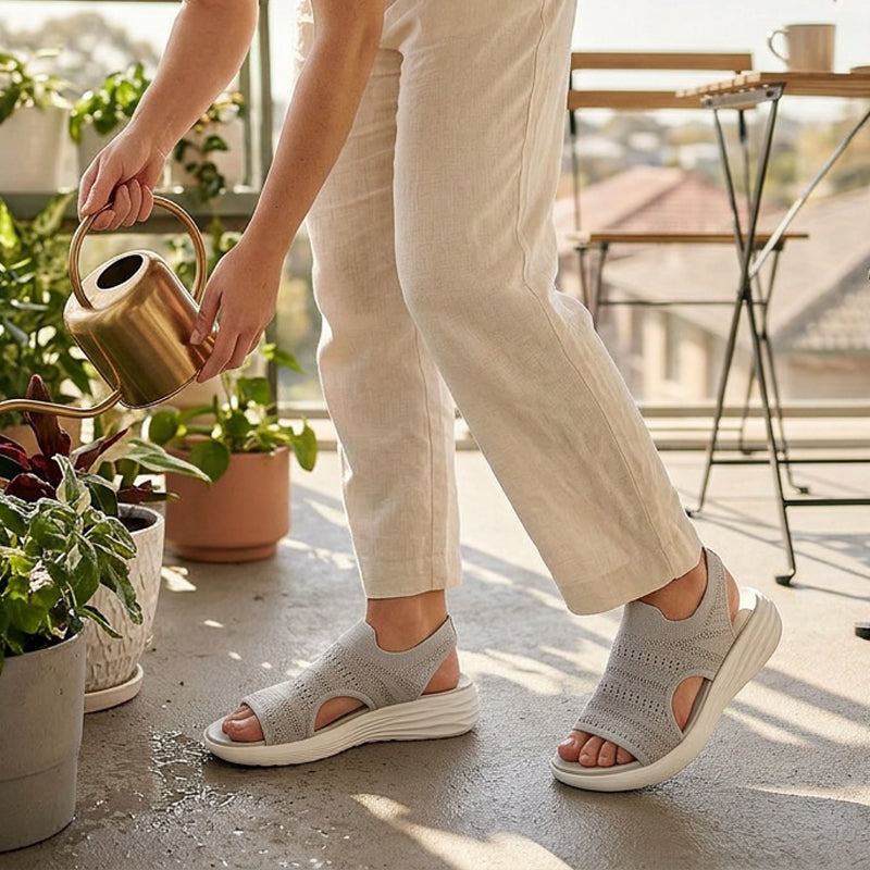 Anne™ | Sandalias de plataforma, en material transpirable para mujeres