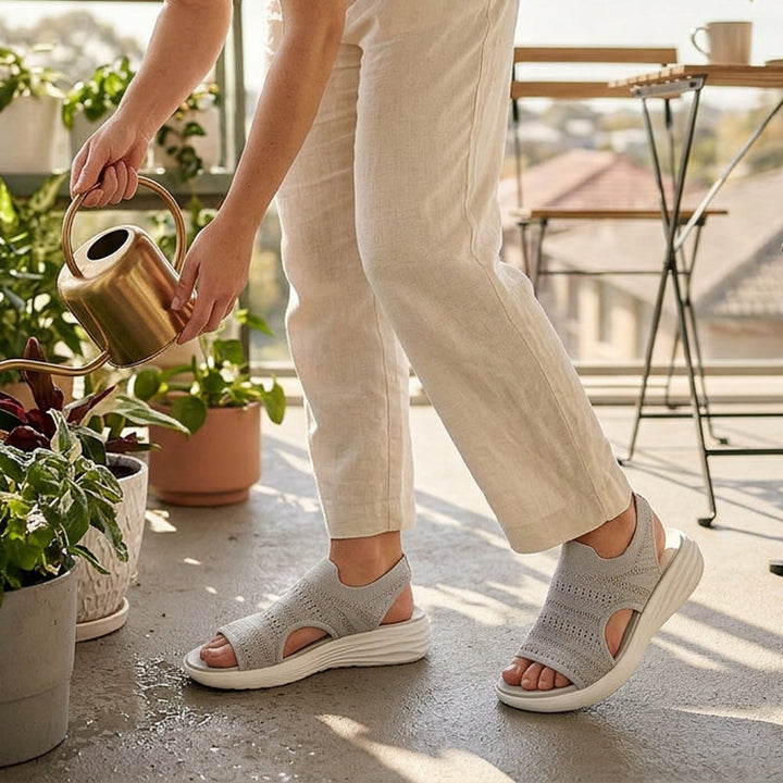 Anne™ | Sandalias de plataforma, en material transpirable para mujeres