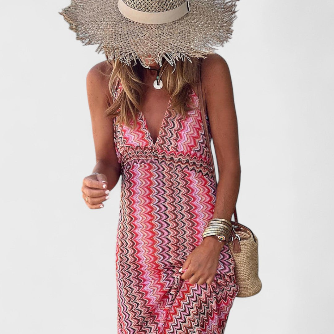 Selena | Vestido de verano artesanal largo