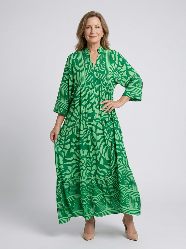 Marielle | Vestido Midi con Botones